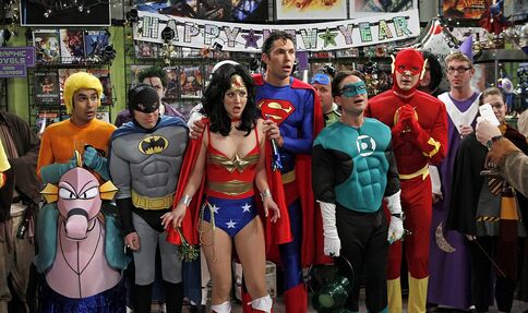 Big bang theory Justice league halloween costumes