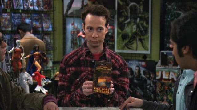Big bang theory Stuart comic book store