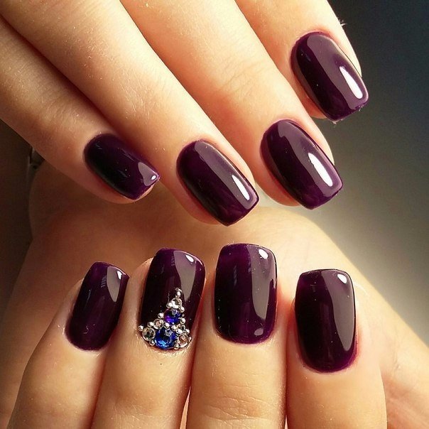 Cold colors nail polish