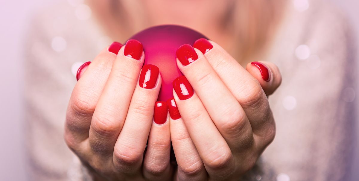 Warm colors nail polish